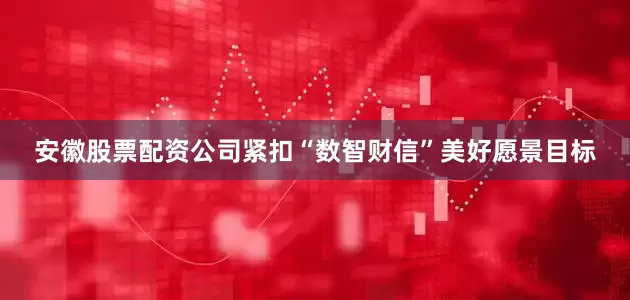 安徽股票配资公司紧扣“数智财信”美好愿景目标